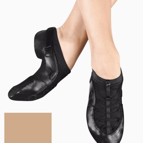 NIB! Capezio Fizzion Nude Dance Shoes P(4-5) - Picture 3 of 5